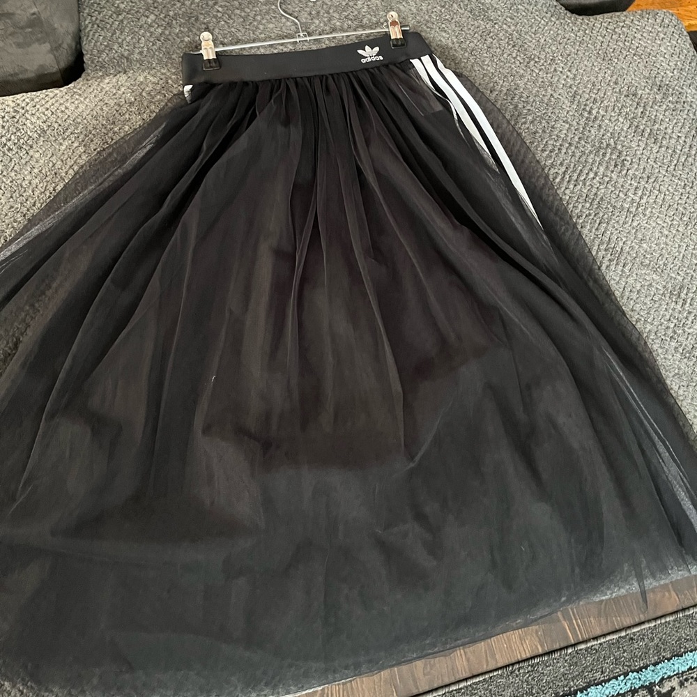 Adidas womens size Small tulle midi skirt